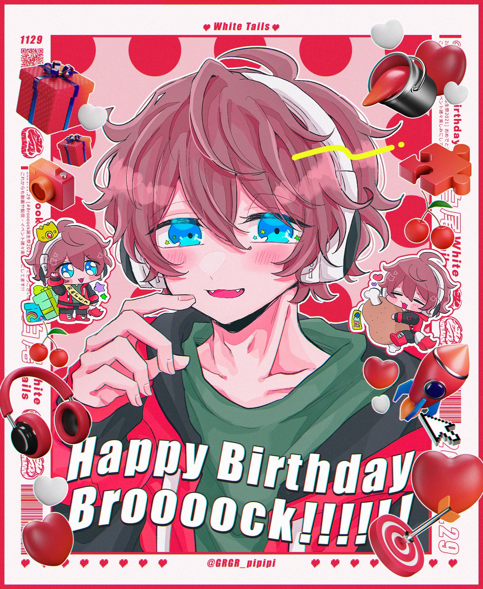 Happy Birthday!!!🎉🎉 ・ ・ ・わいてるずワイテルズワイテルズイラストしろっぽワイテルズbroooockbroooockbroooock誕生祭2024