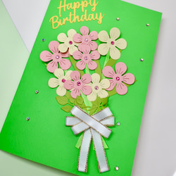 誕生日 小人とプレゼントのバースデーカード作り方