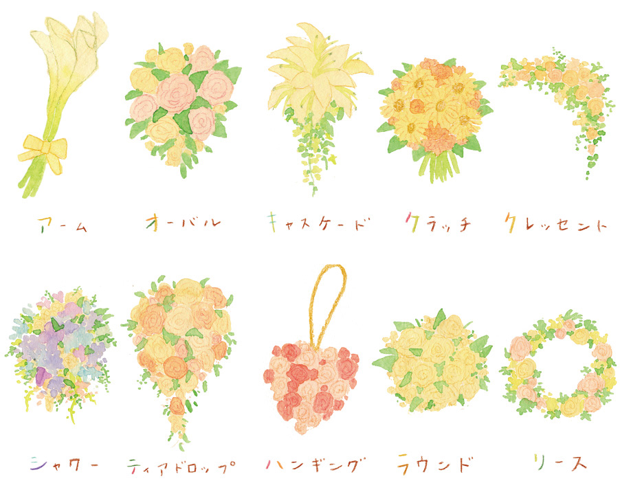 結婚 ブーケイラスト無料イラスト・フリー素材なら「イラストAC」