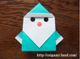 トナカイとサンタとソリ 再掲載切り折り紙な日々