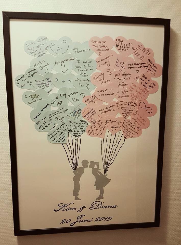 結婚式メッセージ 画用紙 手書きTikTok