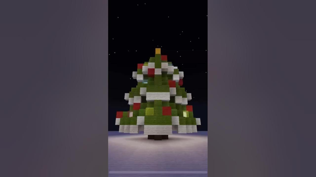 クリスマスツリーChristmas tree🎄マイクラマイクラ建築minecraftminecraftbuild