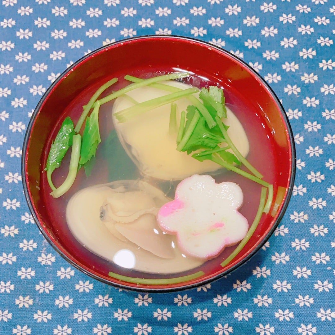 花形卵焼きとはまぐりのお吸い物 - 日の出みりん食を豊かにする「調味料」、食を楽しむ「お酒」造りの日の出みりん