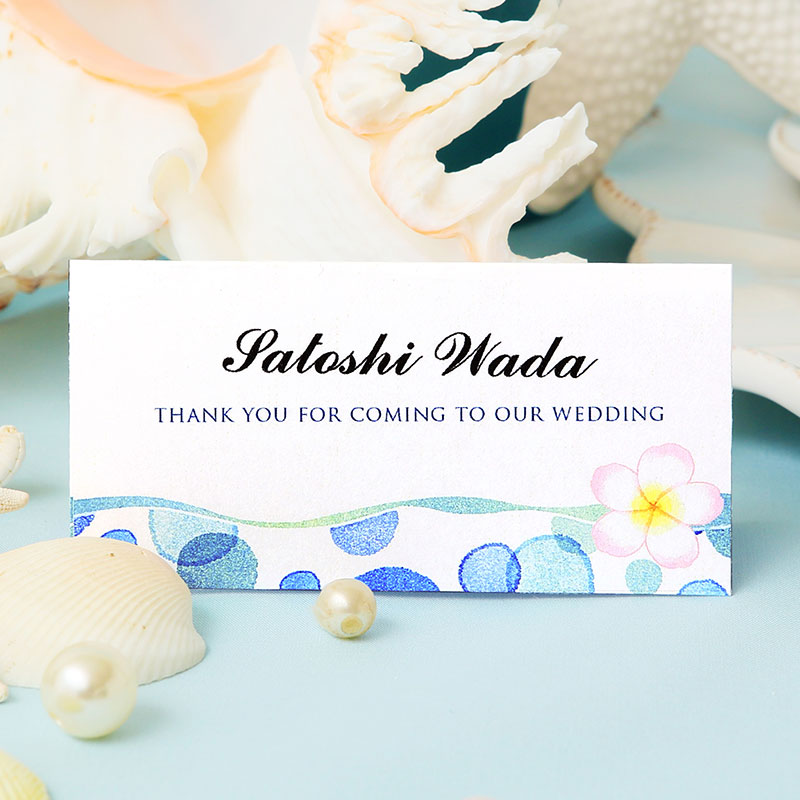 席札カード – Ribbon』結婚式DIY誰でもできるテンプレート-無料で使えます - narunico なるにこ ウェディングプランナ