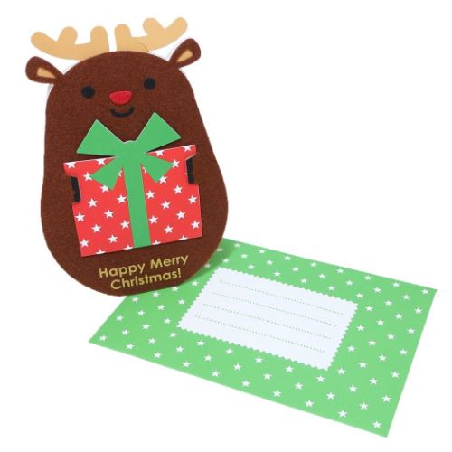 クリスマスカード ダイカットフェルトカード トナカイ APJ : キャラクターのシネマコレクション - 通販 - Yahoo!ショッピング