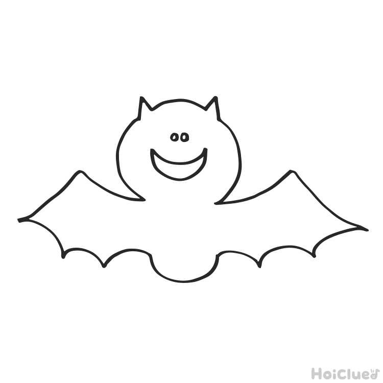 かわいいハロウィンのコウモリの無料イラスト・商用フリーオイデ43