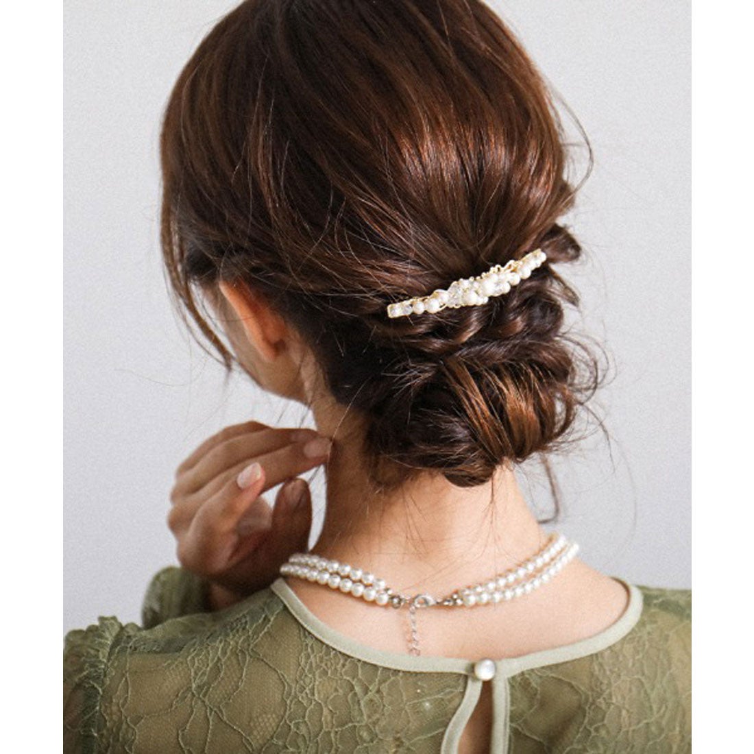 楽天市場 ウェディング ヘッドドレス ハーフアップの通販