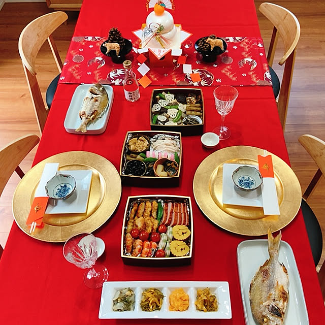 100均 おせち料理 おうちごはん 食卓 お正月 などのインテリア実例 - 2020-01-02 20:45:49RoomClip ルームクリップ