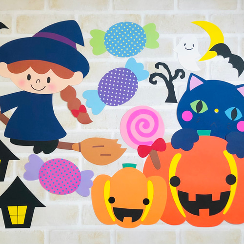 壁面飾り 立体ハロウィンかぼちゃの作り方！ - YouTube