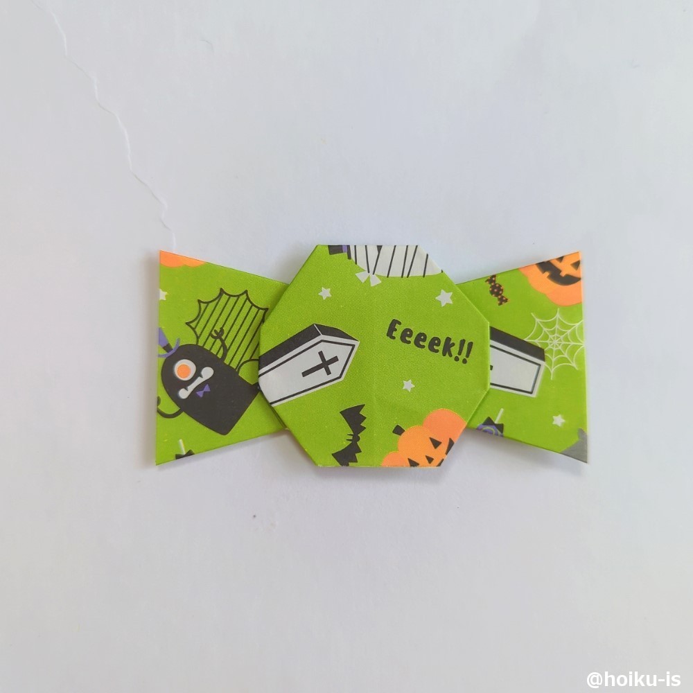 ハロウィンお菓子入れ物作り方折り紙キャンディー型TikTok