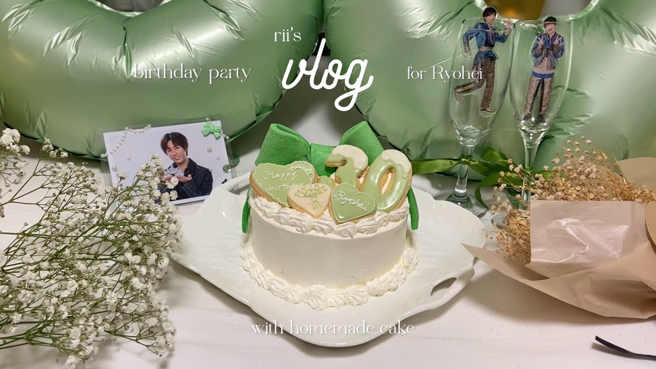 世界一かわいいフルオーダーケーキ🖤目黒蓮誕生祭目黒蓮生誕祭本人不在のお誕生日会本人不在の誕生日会オーダーメイドケーキ誕生日ケーキスノ担目黒蓮