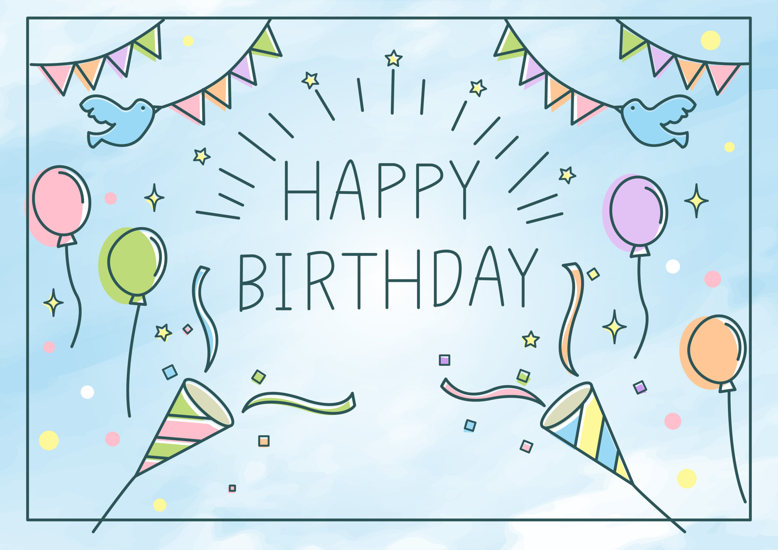 バースデーカード 今回は手書きで簡単に描ける、とってもかわいいバースデーカードアイデアをご紹介🎀 是非この投稿を保存して、大切な人へメッセージを描いて贈ってあげてください¨̮💭 💐‪‪アイデア1 ボールペンで描いた女の子とチューリップのイラスト🌷👧🏻 名刺‬‬