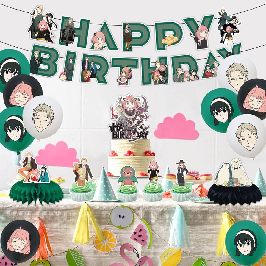 誕生日をSPY×FAMILY スパイファミリーの飾りつけで祝う方法てんままらいふ