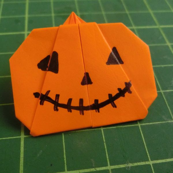ハロウィン折り紙 おばけの簡単な作り方～How to make an easy origami ghost～簡単折り紙教室