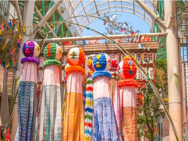 仙台・長町商店街を彩る七夕飾りTOHOKU360