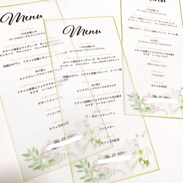 ウェディングメニューテンプレートでおしゃれな結婚式や披露宴のメニュー表デザインを無料で作成！Canva