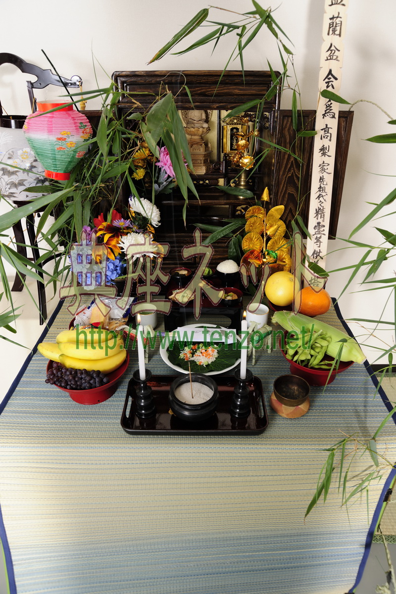 祭壇と仏具 仏事、盆 図解あり お盆飾りセット 盆棚の飾り方から