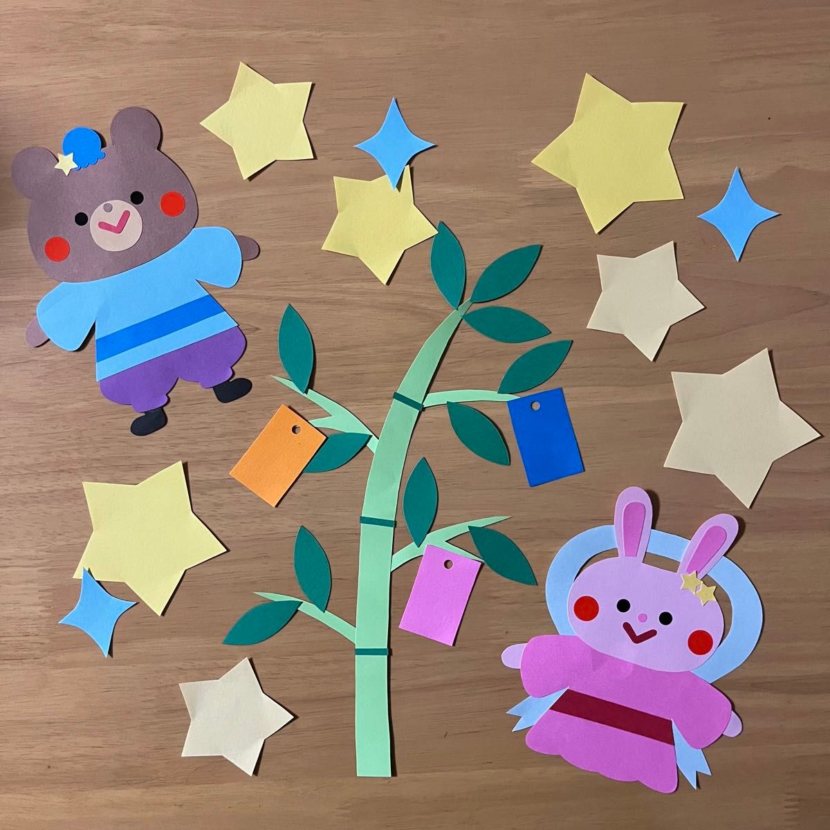 工作で楽しむ季節の行事♪子どもと一緒に七夕飾りを手作りしよう