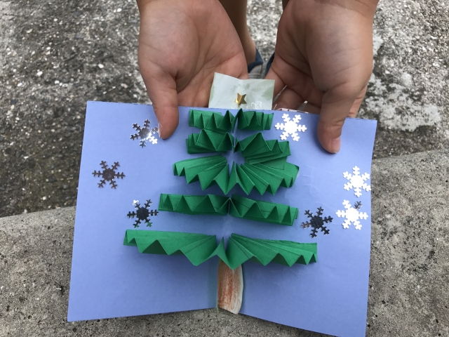 クリスマスカードオーナメント