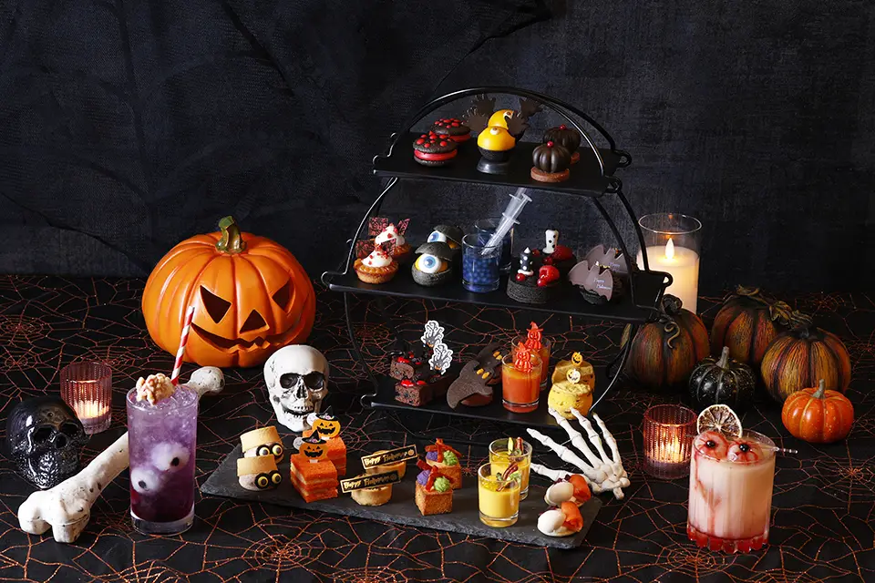 ハロウィン・アフタヌーンティーアトリウムラウンジANAインターコンチネンタルホテル東京