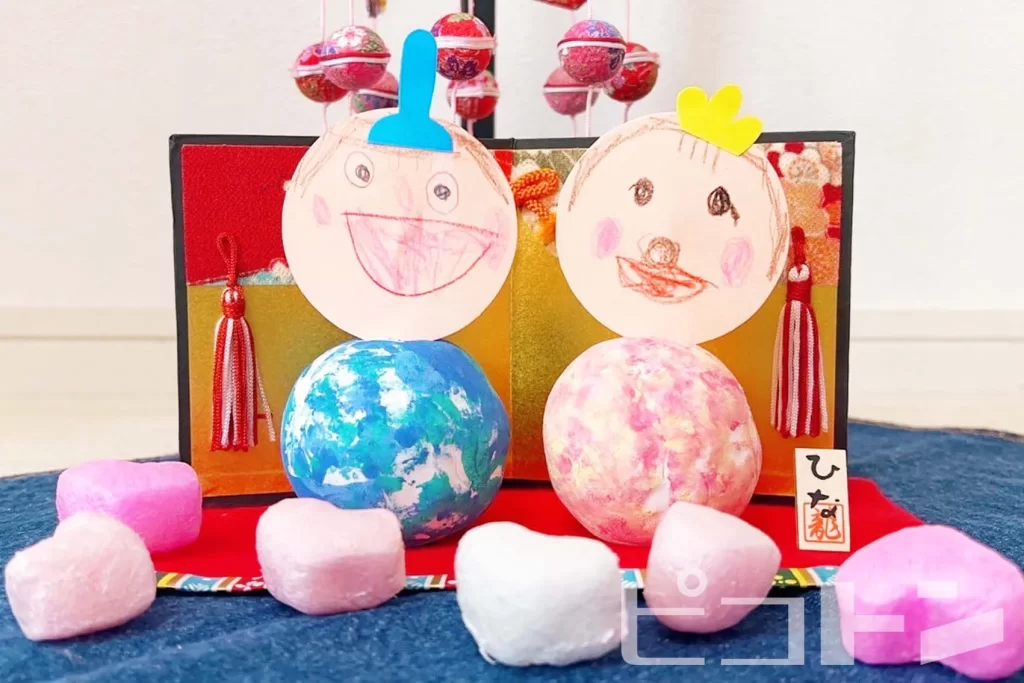 子育て支援センター にこにこ広場:ひな祭り製作