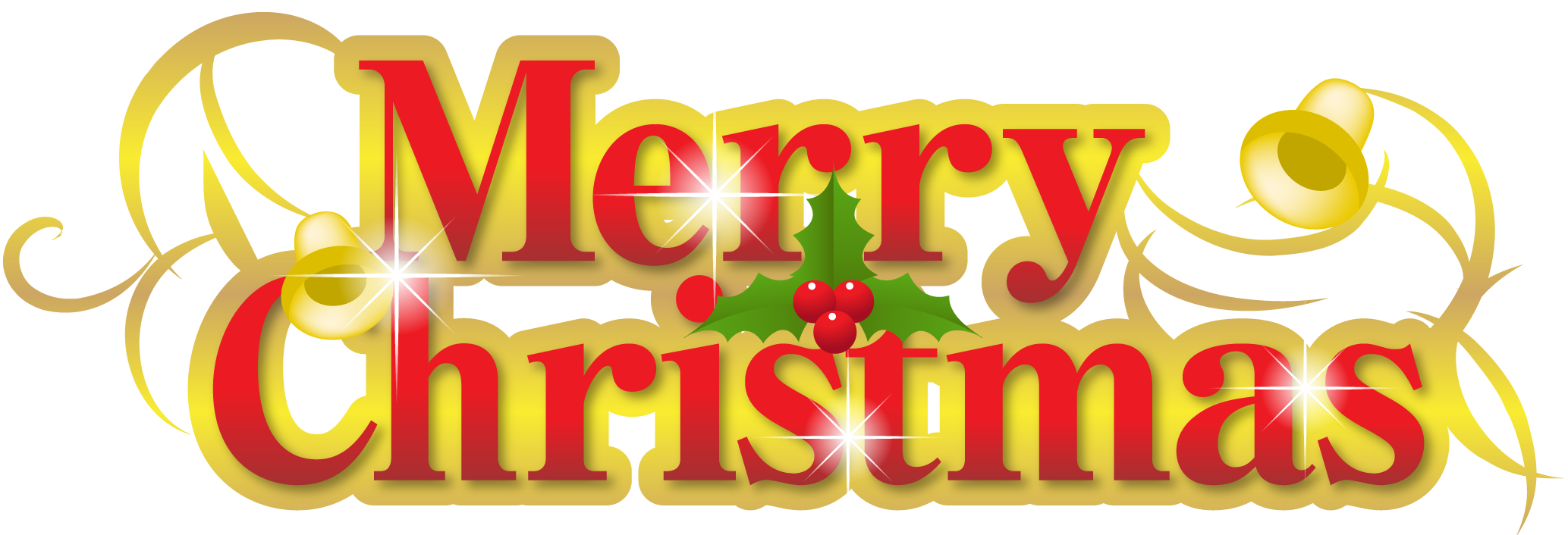 文字のイラスト メリークリスマス- イラストくん