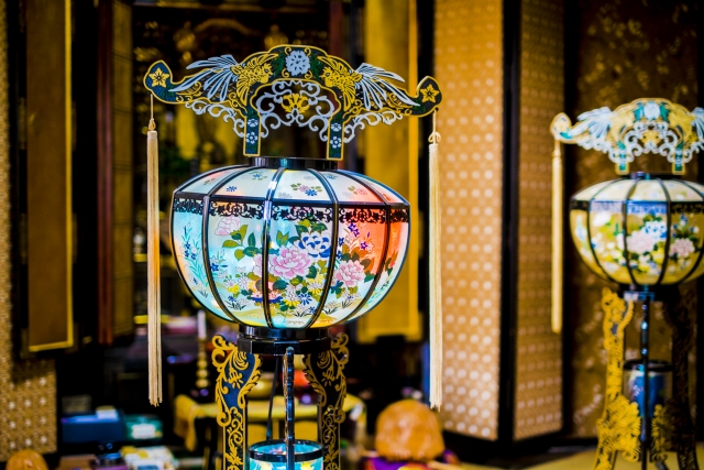 盆提灯 回転 コードレス・コードレス回転盆提灯・LED・販売 通販仏壇屋 滝田商店