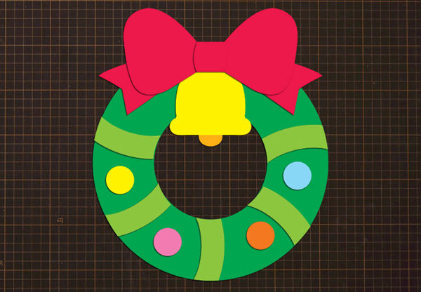 壁面飾り 12月 クリスマス壁面 保育 12月の壁画 きらめくクリスマスツリークリスマス③