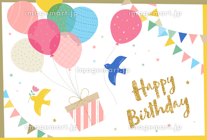 可愛い鳥さんのバースデーカード🎂*。,イラスト手書きイラスト描き方かわいいイラストバースデーカード誕生日メッセージカードイラストカードbirthdaycardmymildlifejapan, @mildliner_official