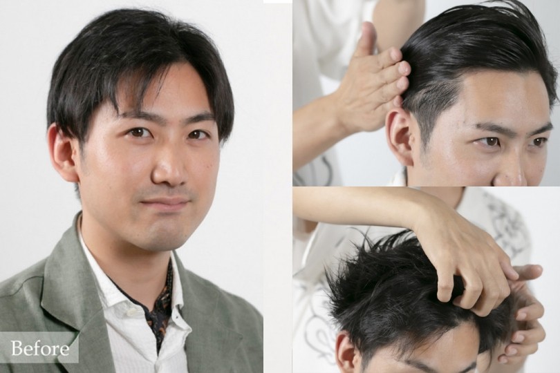 モテ感MAX無造作ショート：メンズビューティーBOXヘアカタログ