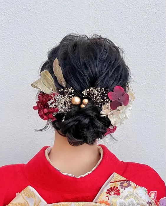 セミロングヘアスタイルギャラリーカテゴリー千葉県で成人式の振袖レンタル・購入・前撮りなら振袖専門店 谷屋呉服店