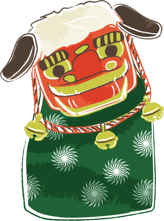 獅子舞 イラスト素材1068181- フォトライブラリ