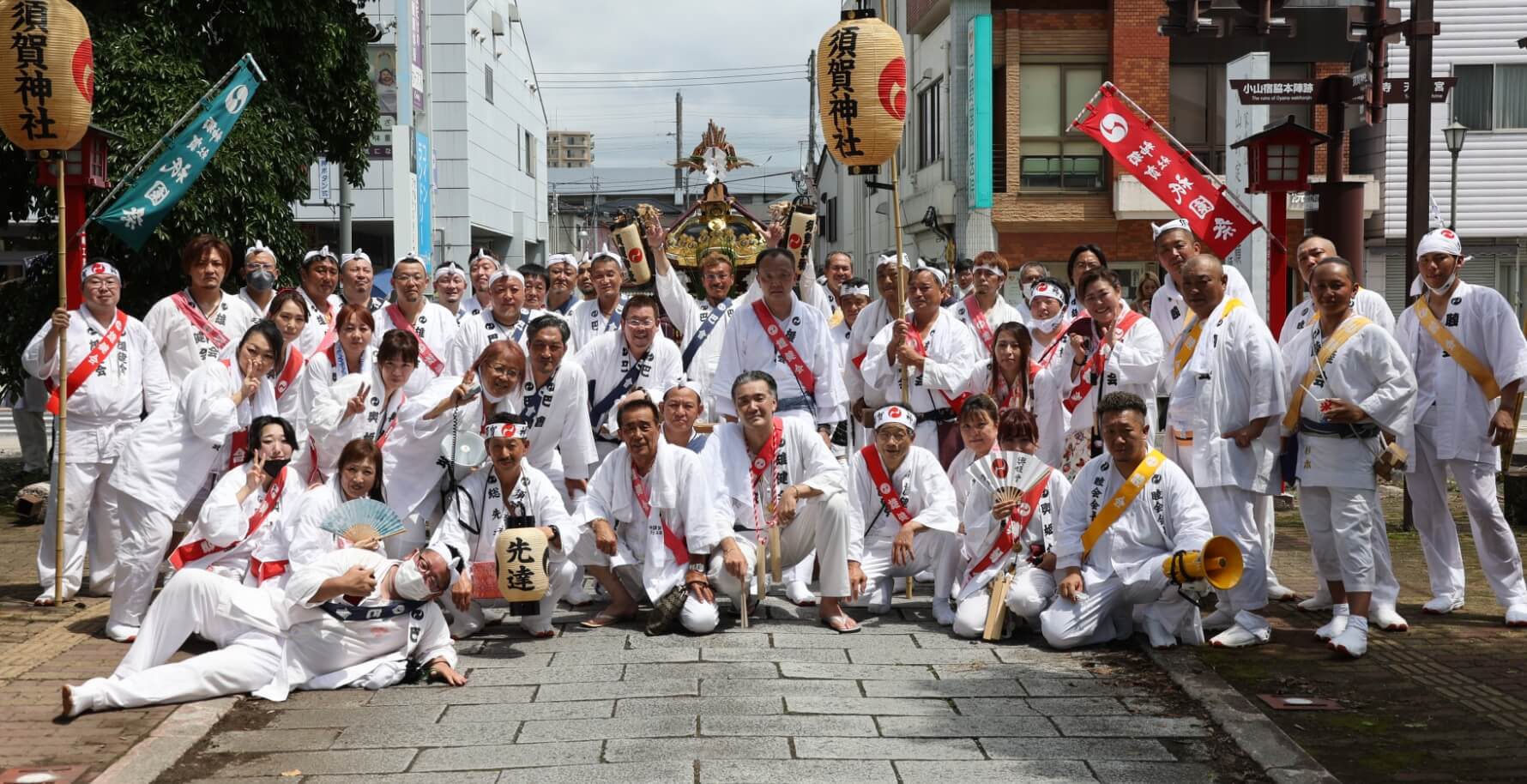 野州小山 雄健會令和6年7月20日 土小山須賀神社祇園祭参道編小山須賀神社祇園祭＃小山伝統祭り神輿渡御＃令和神輿 雄健會＃災厄退 散 健康第一 japan日本の伝統行事omikosiJapanese 栃木県小山市Instagram