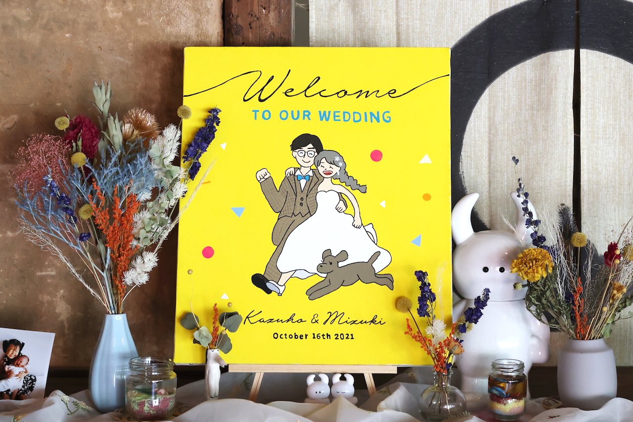 結婚式DIYフォトパネルの簡単な作り方＆卒花実例アイデア集 100均活用- DRESSY 公式 ウェディングドレス・ファッション・エンタメニュース