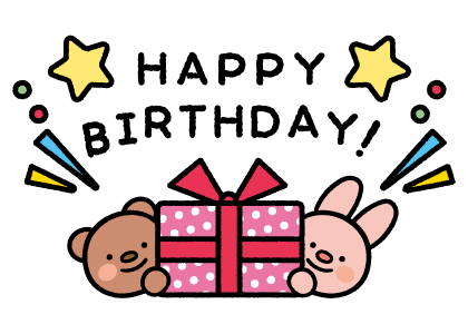 誕生日おめでとうイラスト 誕生日パーティーで娘の誕生日をお祝いする家族