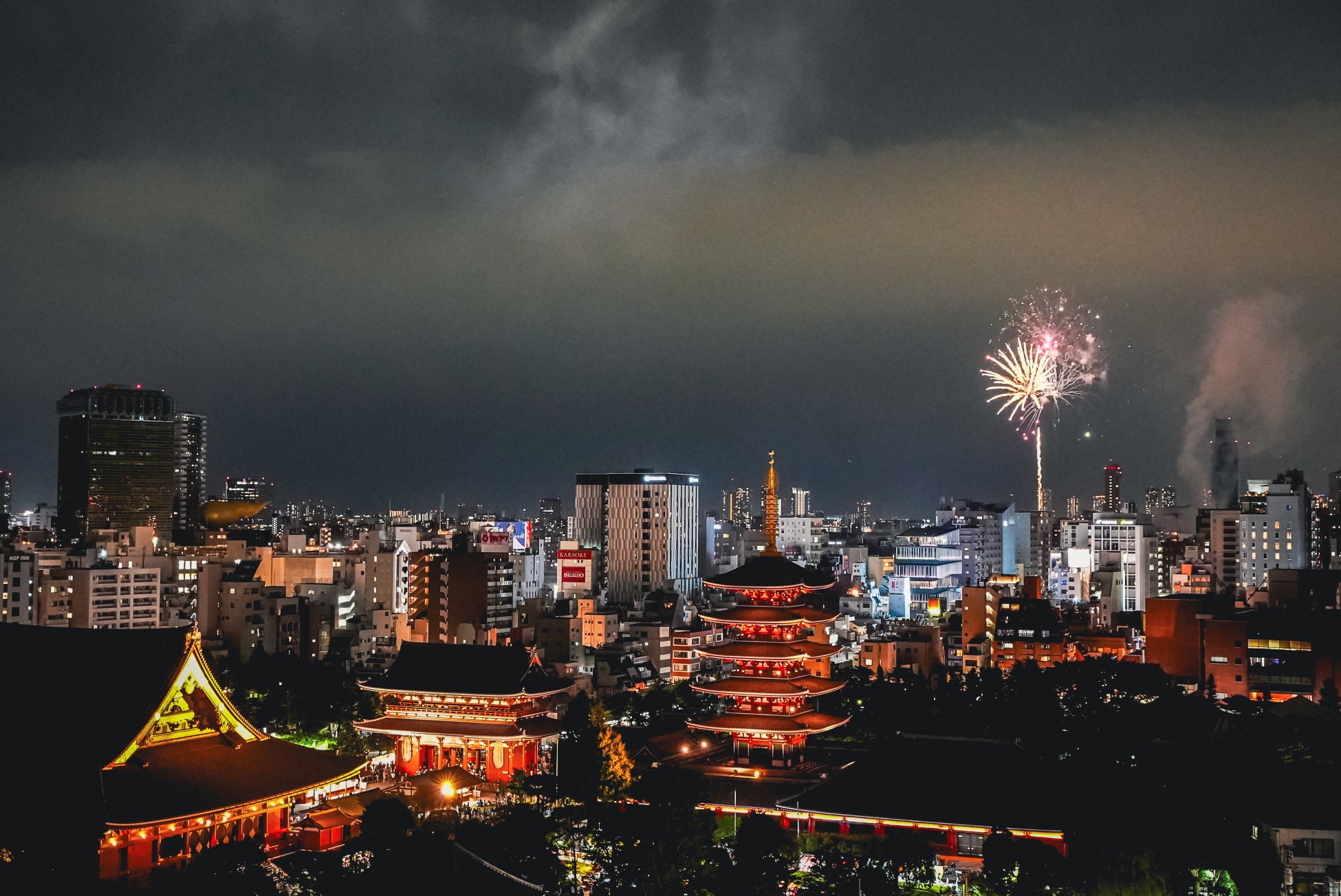 隅田川花火大会の混雑状況 人出や空いている観覧場所と混雑回避方法とは？浅草寺-御朱印