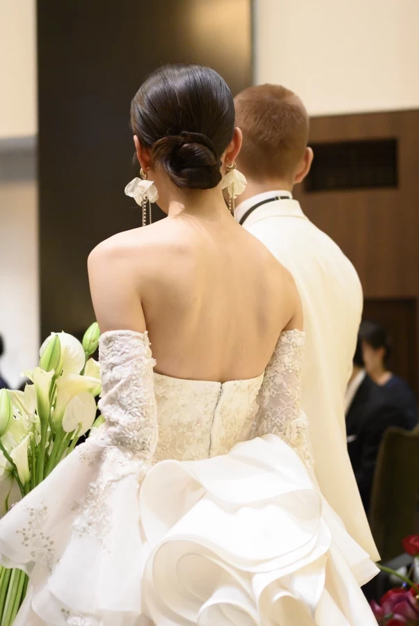 花嫁ヘア 前撮りヘアメイク ウェディング 編みおろし：L193043947ホットペッパービューティ