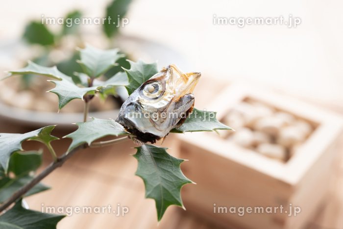 正絹節分飾り 福配る鬼ーお豆枡付き 季節の飾り 立体押し絵 縮緬細工 コンパクト 柊鰯 縁起物 豆まき 鬼iichi日々の暮らしを心地よくするハンドメイドやアンティークのマーケットプレイス