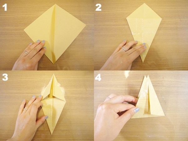 折り紙の星。簡単に子供でも一枚で出来る作り方。幼児の12月のクリスマスや7月の七夕飾り付けの保育の製作にもおすすめです♪おりがみっこⅡ