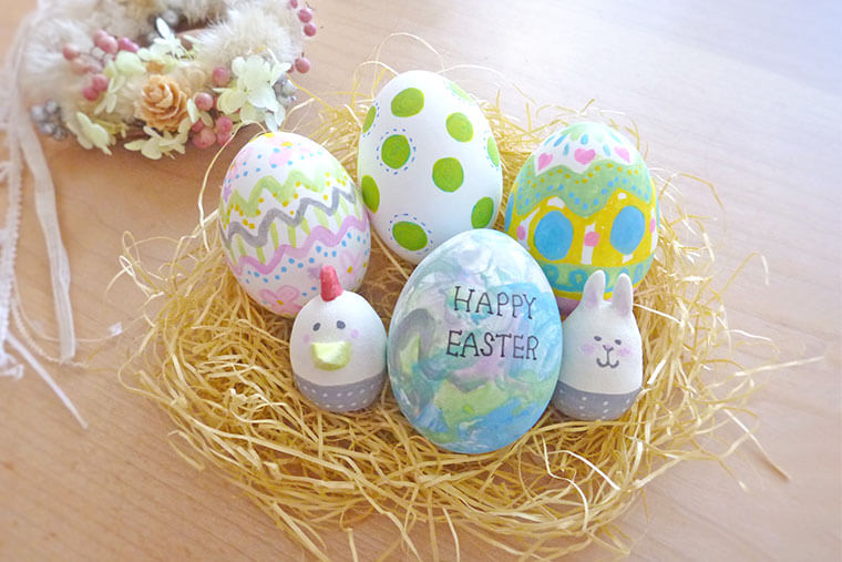 Amazon.co.jp: イースターの卵ぶらぶら飾りセットイースターイースターの卵を吊るし飾り屋内と屋外の両方でぶら下がっています : おもちゃ