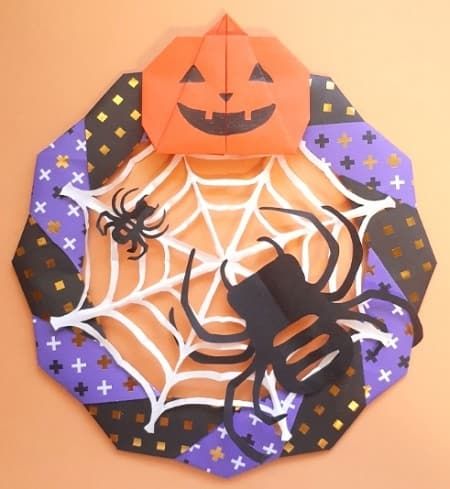 折り紙1枚で作る簡単ハロウィン飾りまとめ写真付き解説で子どもと作れる保育士・幼稚園教諭のための情報メディア ほいくis ほいくいず