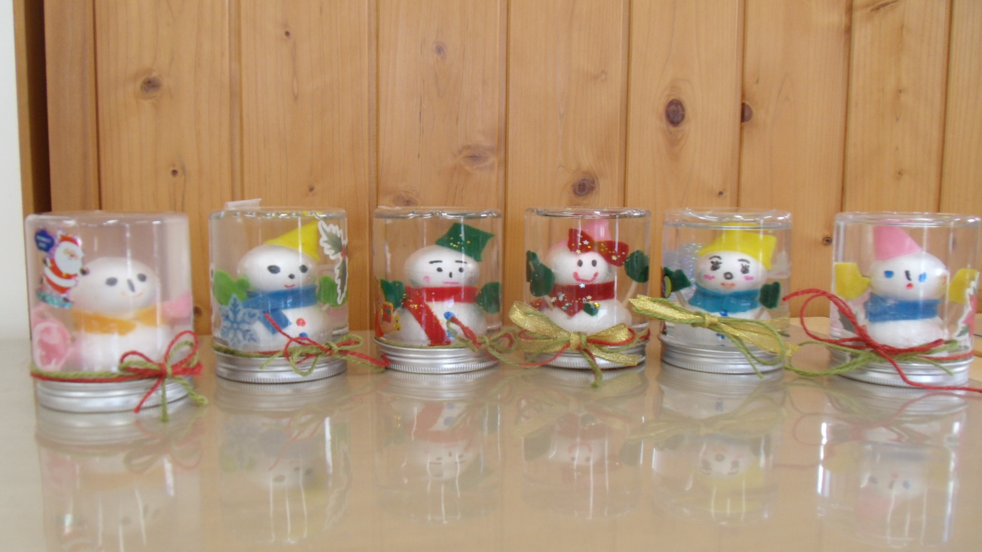 保育園 12月製作 クリスマス トナカイ・リース・スノードーム保育士のお仕事静岡