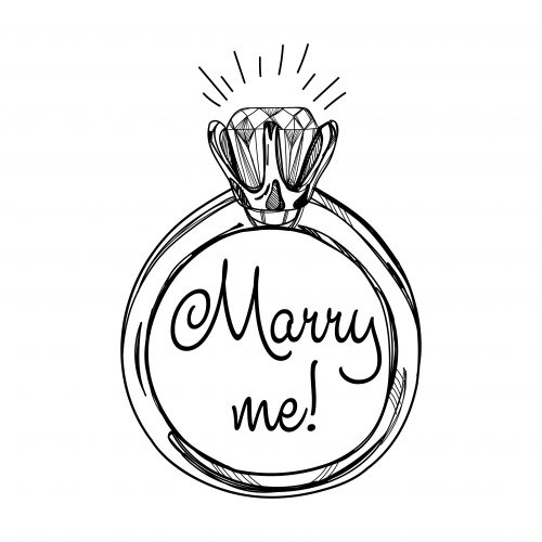 プロポーズリング 指輪イラスト - No: 22814216無料イラスト・フリー素材なら「イラストAC」