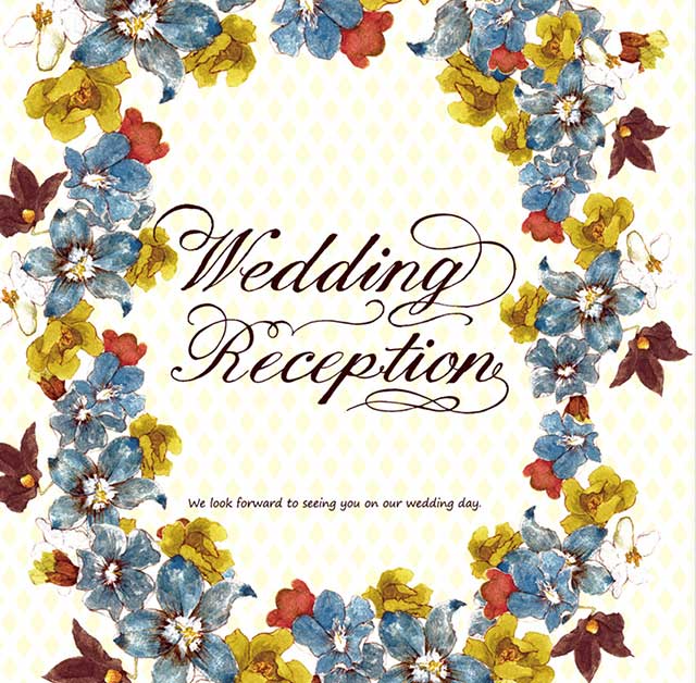 結婚式招待状のMikiseaboオリジナル無料テンプレートダウンロード