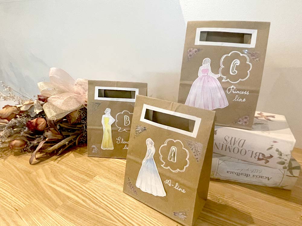 ドレス当てクイズ 投票用紙 20名様分 文章変更無料 オーダー その他オーダーメイド la poire通販15044004Creema クリーマ