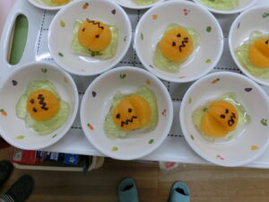 🎃ハロウィン給食とおやつ🎃GreenHouse板宿園 グリーンハウス STEAM教育を実践する保育園
