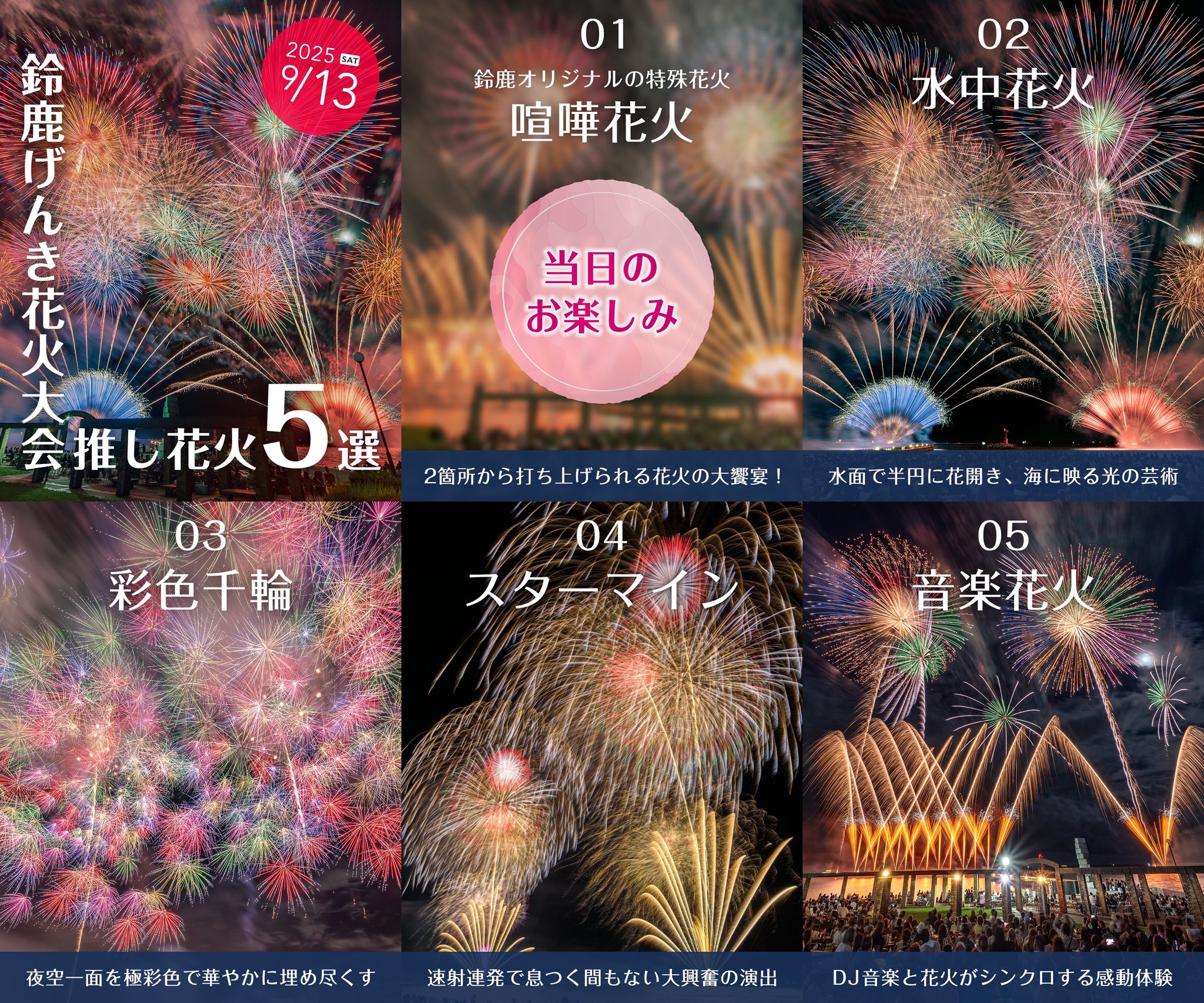 秋の夜空を彩る4000発 鈴鹿げんき花火大会、14日に開催：中日新聞Web