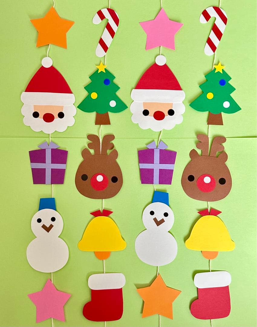 クリスマス 吊るし 保育」の検索結果