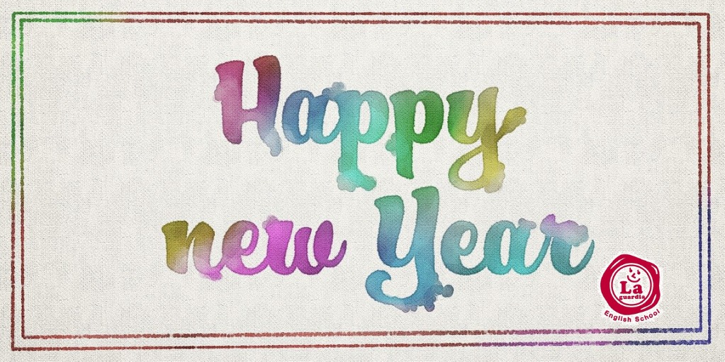 HAPPY NEW YEAR 2020・おしゃれでかわいい手書き文字えんぴつと画用紙