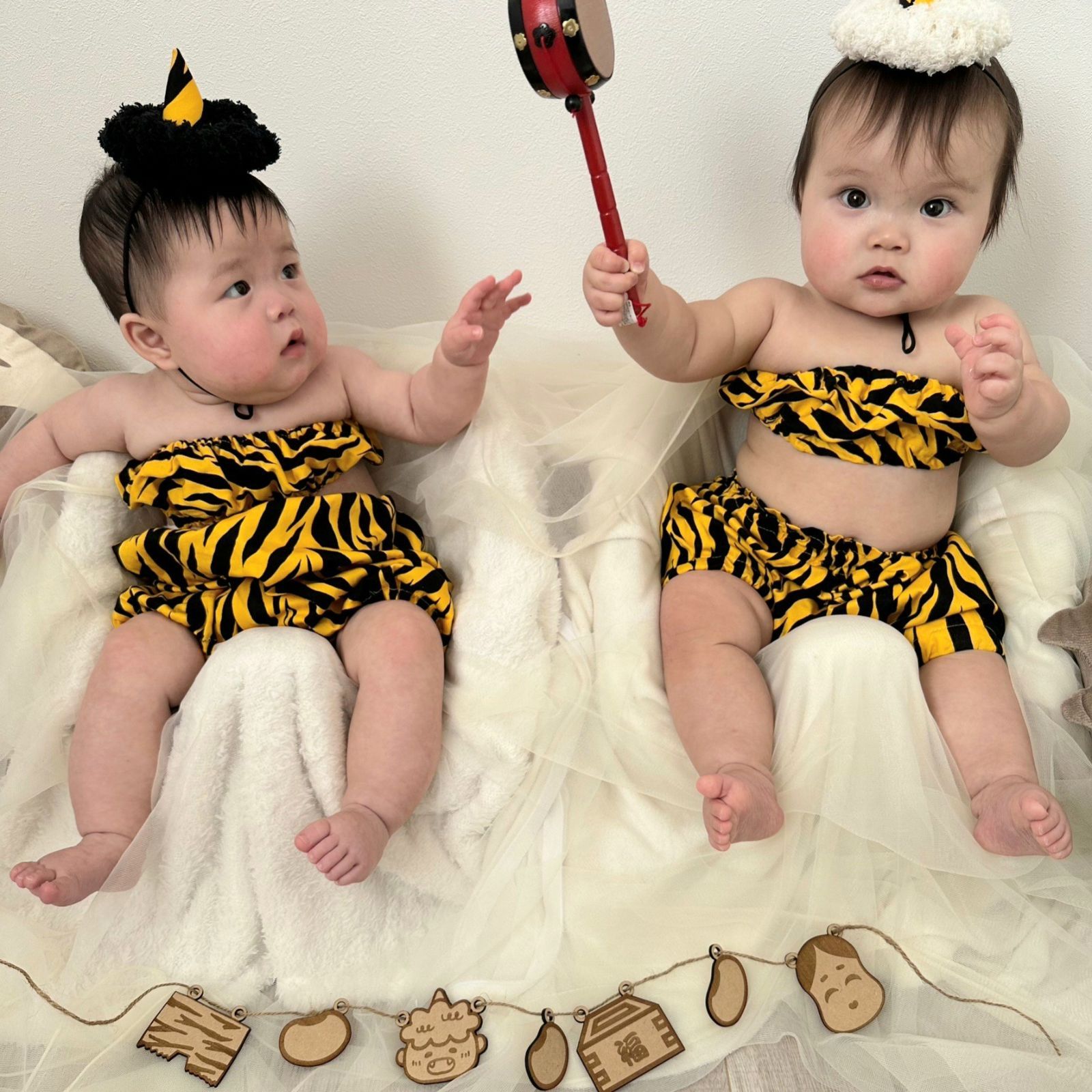 💛１月２３日💛 節分の飾り付けをしました❣にじいろ保育園ブログ